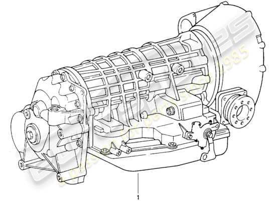 a part diagram from the Porsche 964 (1993) parts catalogue