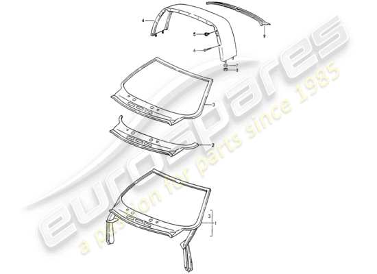 a part diagram from the Porsche 964 parts catalogue