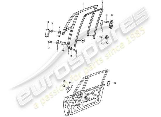 a part diagram from the Porsche 964 parts catalogue