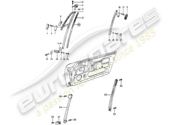 a part diagram from the Porsche 964 parts catalogue