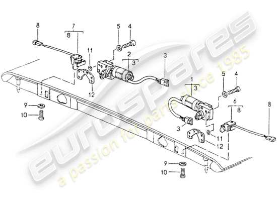 a part diagram from the Porsche 964 parts catalogue