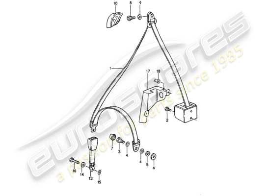 a part diagram from the Porsche 964 parts catalogue