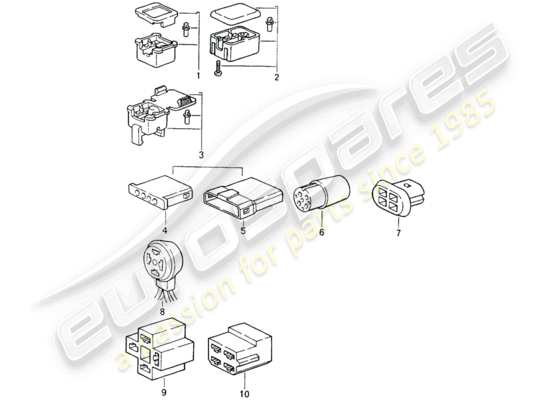 a part diagram from the Porsche 964 parts catalogue