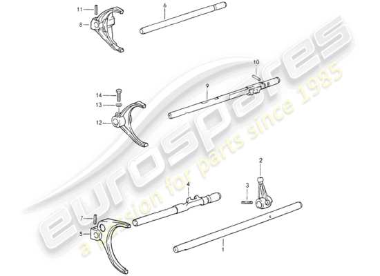 a part diagram from the Porsche 964 parts catalogue