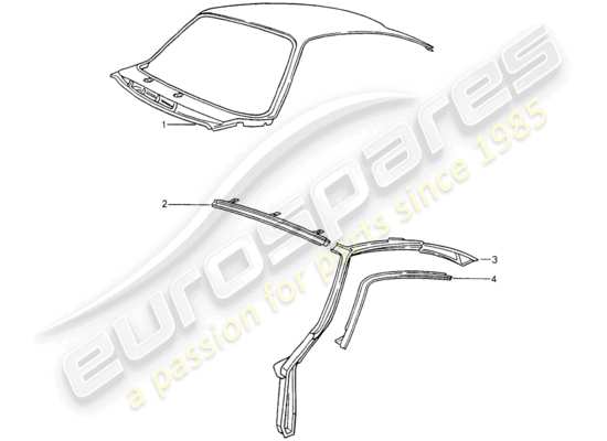 a part diagram from the Porsche 964 parts catalogue