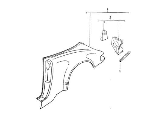 a part diagram from the Porsche 964 parts catalogue