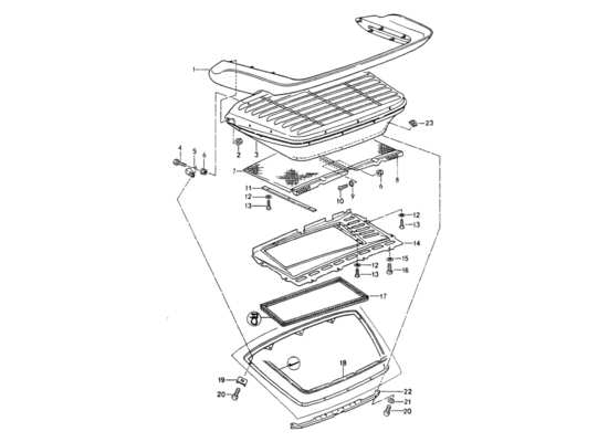 a part diagram from the Porsche 964 parts catalogue