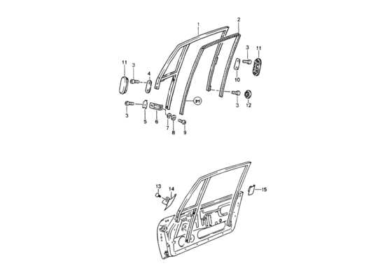 a part diagram from the Porsche 964 parts catalogue