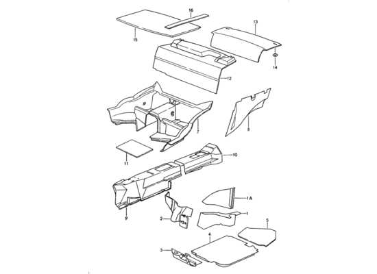 a part diagram from the Porsche 964 parts catalogue