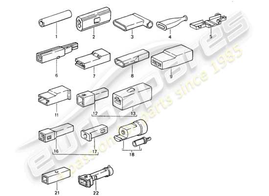 a part diagram from the Porsche 964 parts catalogue