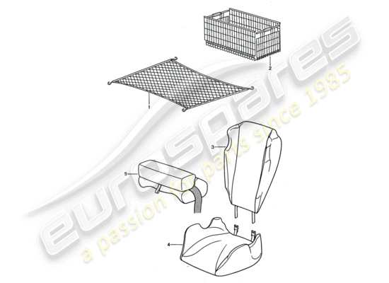 a part diagram from the Porsche 968 parts catalogue