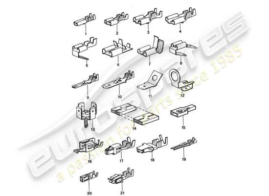 a part diagram from the Porsche 968 parts catalogue