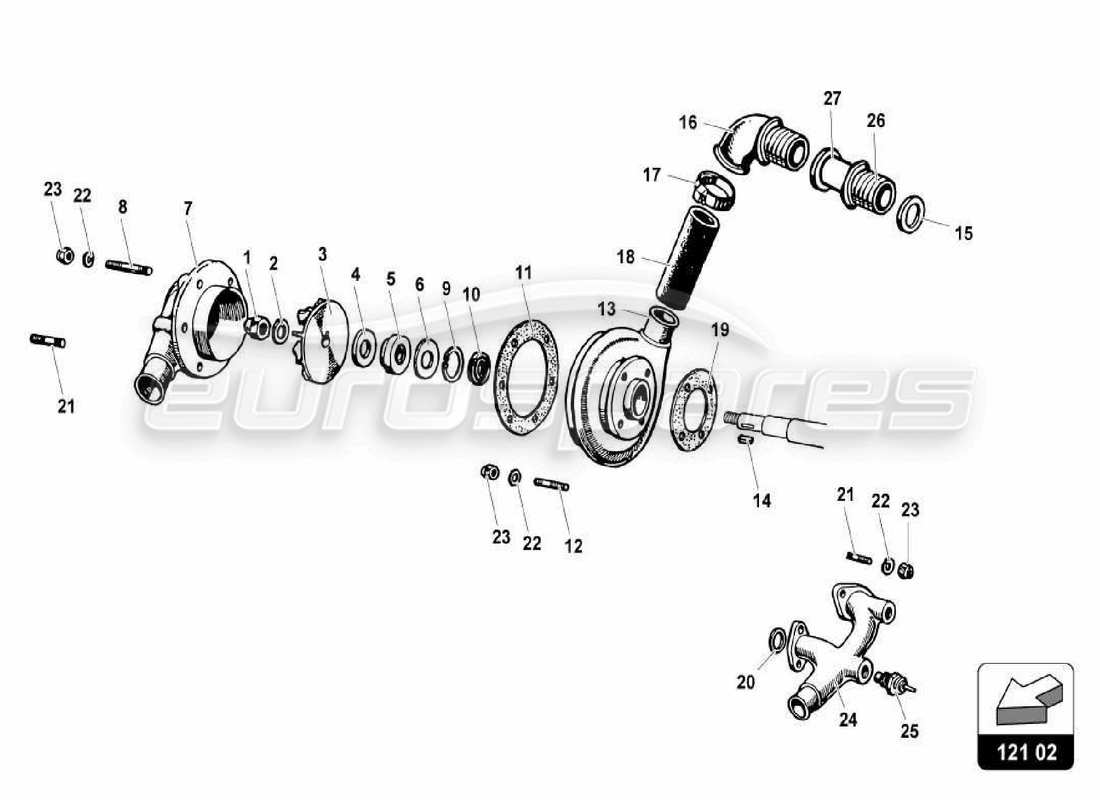 Part diagram containing part number 001703590