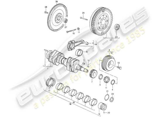 a part diagram from the Porsche 993 parts catalogue