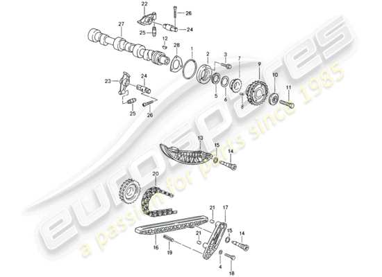 a part diagram from the Porsche 993 parts catalogue