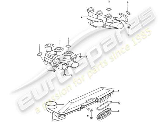 a part diagram from the Porsche 993 (1994) parts catalogue