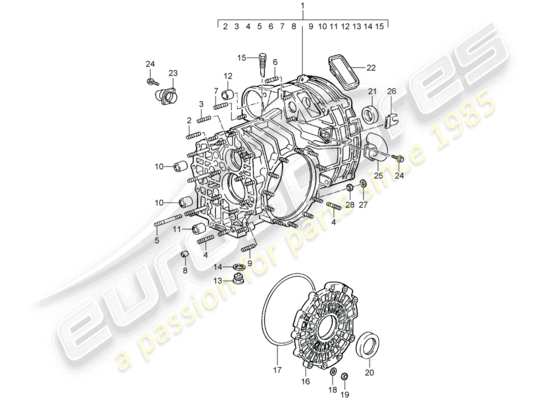 a part diagram from the Porsche 993 parts catalogue