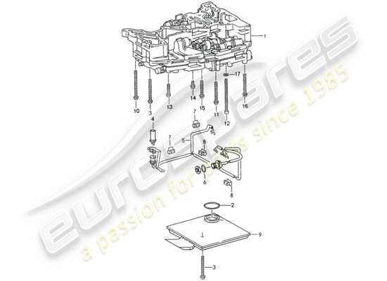 a part diagram from the Porsche 993 parts catalogue