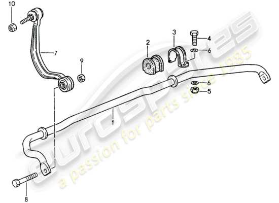 a part diagram from the Porsche 993 parts catalogue