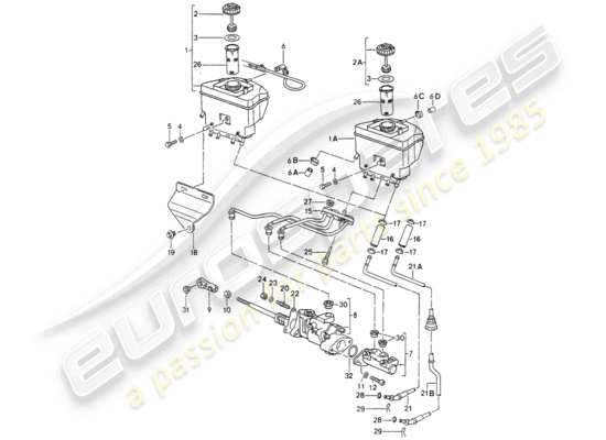 a part diagram from the Porsche 993 parts catalogue