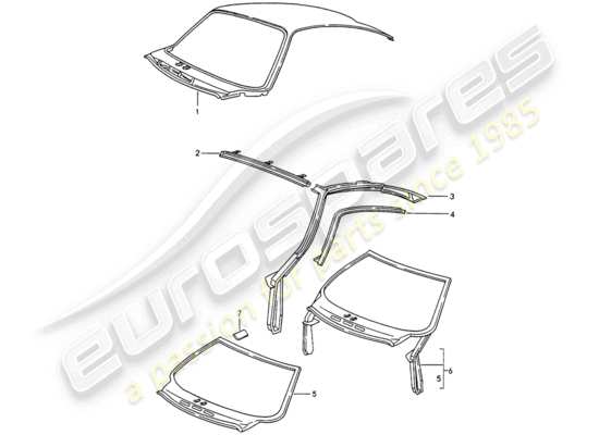 a part diagram from the Porsche 993 parts catalogue