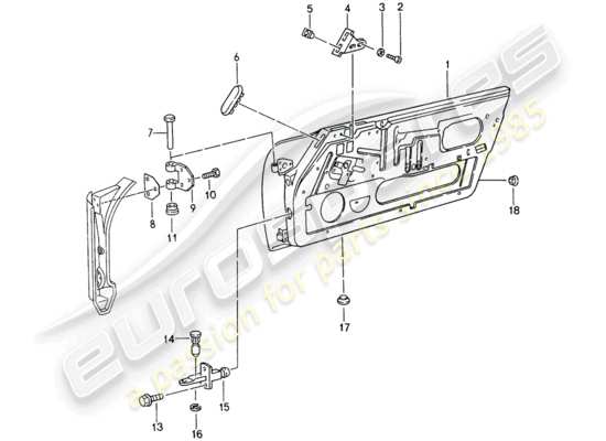 a part diagram from the Porsche 993 parts catalogue