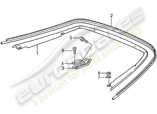 a part diagram from the Porsche 993 (1994) parts catalogue