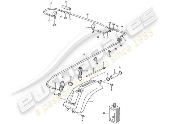 a part diagram from the Porsche 993 parts catalogue