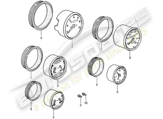 a part diagram from the Porsche 993 parts catalogue