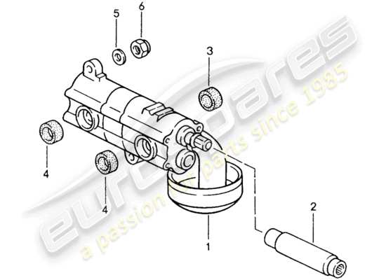 a part diagram from the Porsche 993 parts catalogue