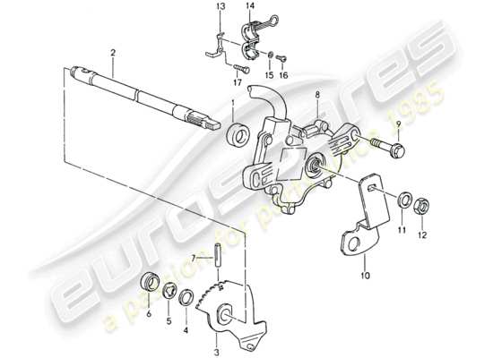 a part diagram from the Porsche 993 parts catalogue