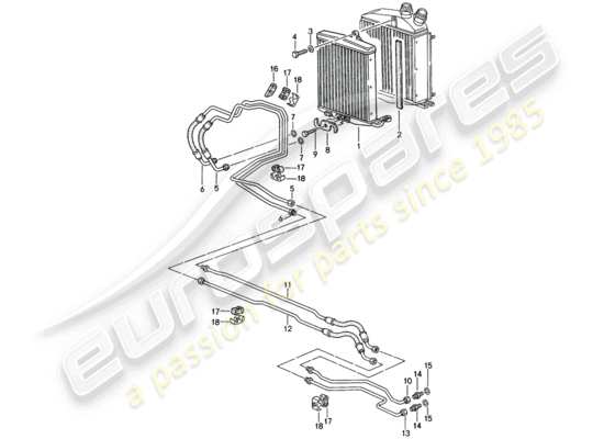 a part diagram from the Porsche 993 parts catalogue