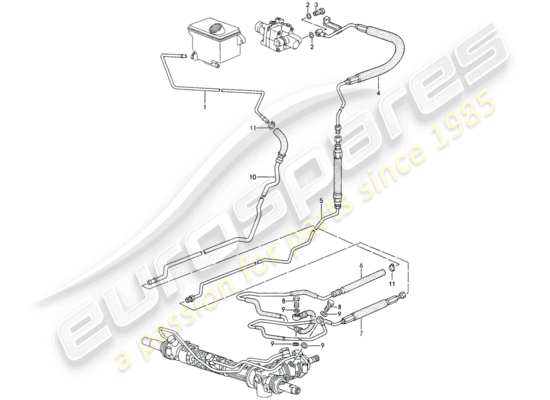 a part diagram from the Porsche 993 parts catalogue