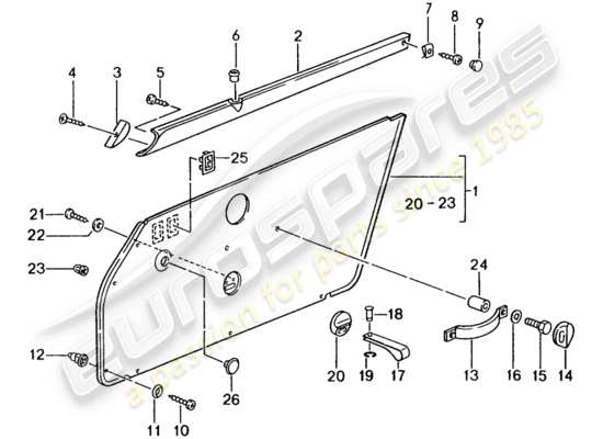 a part diagram from the Porsche 993 parts catalogue