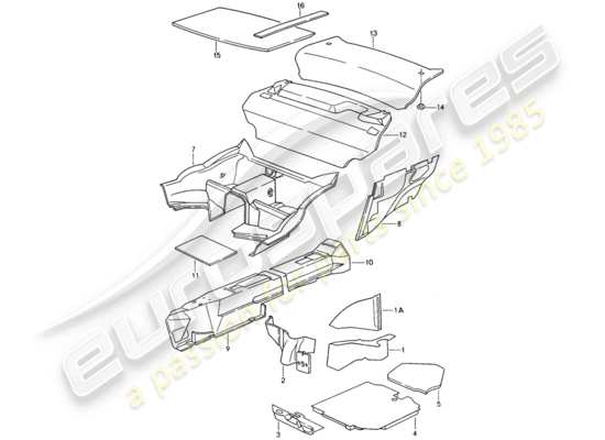 a part diagram from the Porsche 993 (1995) parts catalogue