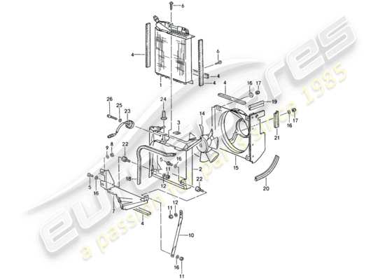 a part diagram from the Porsche 993 parts catalogue