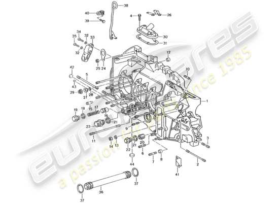 a part diagram from the Porsche 993 parts catalogue