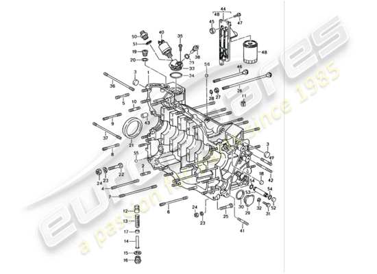 a part diagram from the Porsche 993 parts catalogue