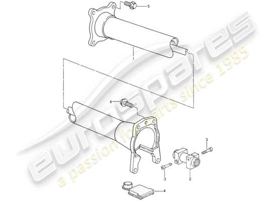 a part diagram from the Porsche 993 parts catalogue