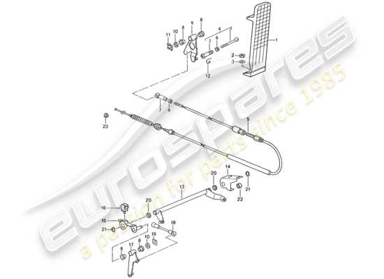 a part diagram from the Porsche 993 (1996) parts catalogue