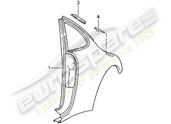 a part diagram from the Porsche 993 parts catalogue