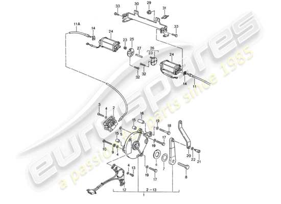 a part diagram from the Porsche 993 parts catalogue