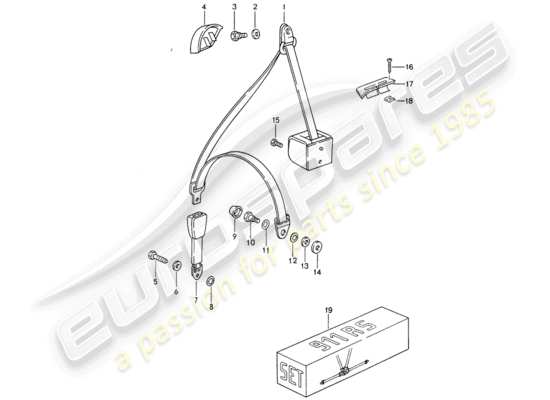 a part diagram from the Porsche 993 parts catalogue