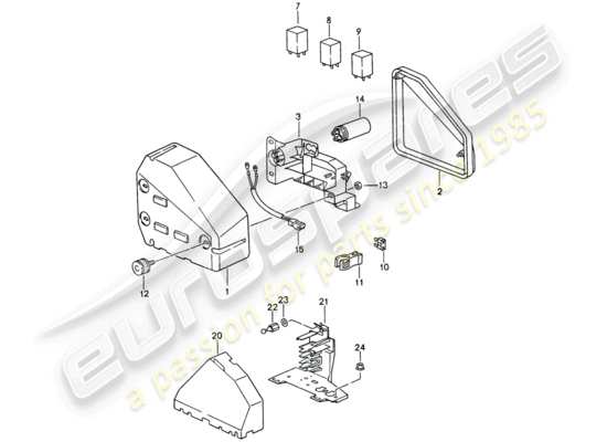 a part diagram from the Porsche 993 parts catalogue