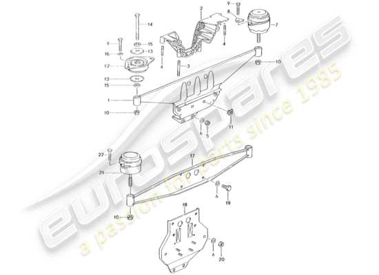 a part diagram from the Porsche 993 parts catalogue