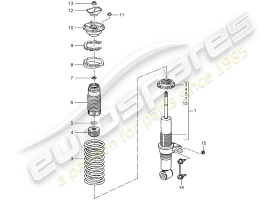 a part diagram from the Porsche 993 (1997) parts catalogue