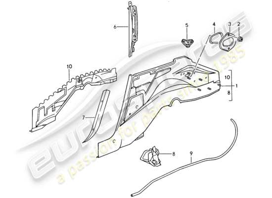 a part diagram from the Porsche 993 parts catalogue