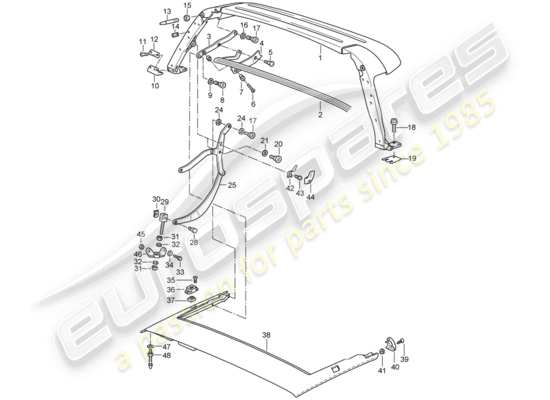 a part diagram from the Porsche 993 parts catalogue