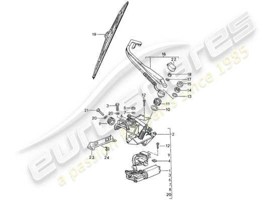 a part diagram from the Porsche 993 parts catalogue