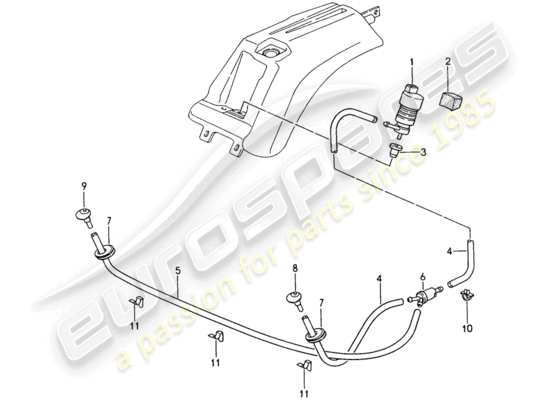 a part diagram from the Porsche 993 parts catalogue